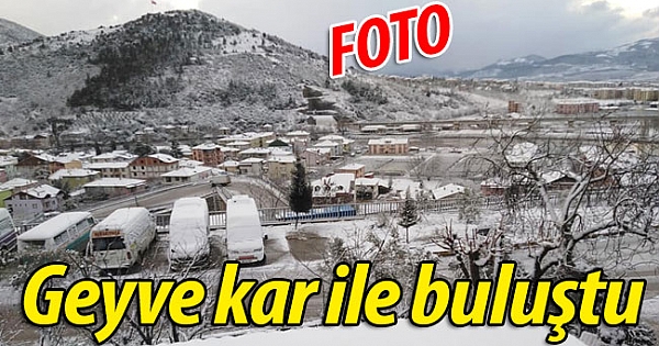 Geyve'den kar manzaraları