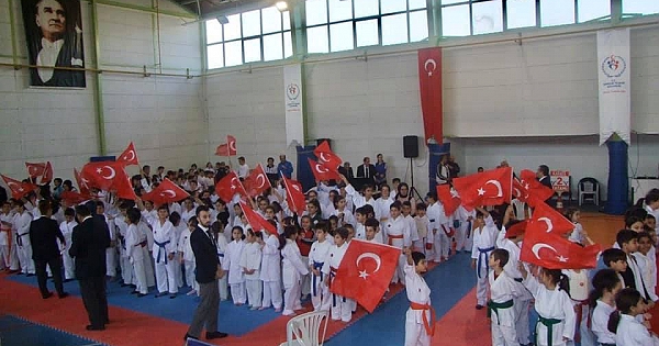 Karateciler Geyve'de Bayrağımız için Mücadele etti