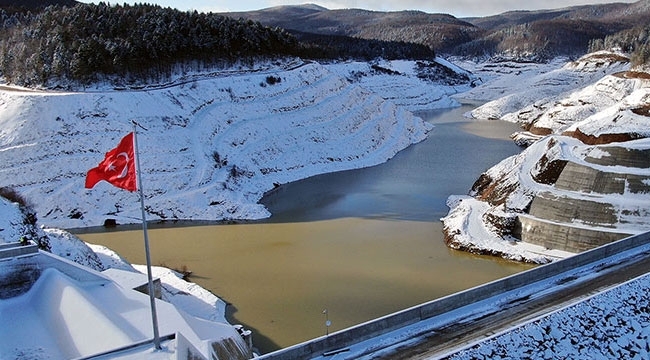 Akçay Barajı su alma seviyesine ulaştı