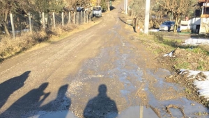 Büyük Saraçlı yolu asfalt bekliyor