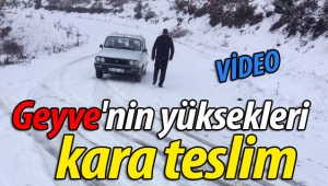 Geyve'nin yüksekleri kara teslim