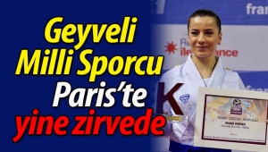 Geyveli Milli Sporcu Serap Özçelik Arapoğlu yine zirvede