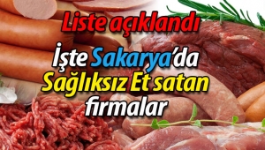 İşte Sağlıksız et satan firmalar