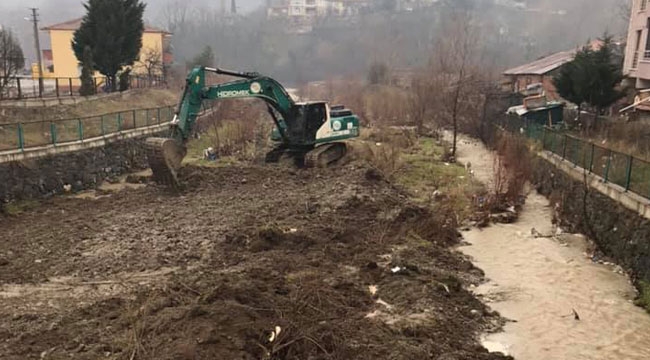 Kıncı Deresi 2. etap ıslah çalışmaları başladı