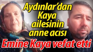 Aydınlar'dan Kaya ailesinin anne acısı