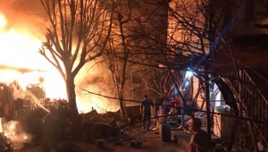 Geyve Kızılkaya'da yangın