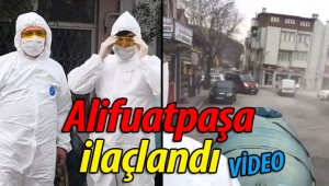 Alifuatpaşa cadde ve sokakları  ilaçlandı