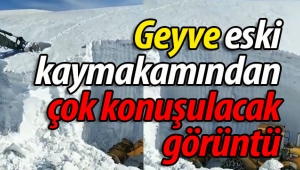 Geyve eski kaymakamından çok konuşulacak görüntü!