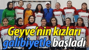 Geyve'nin kızları galibiyetle başladı