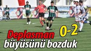 Sakaryaspor deplasman büyüsünü bozdu