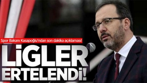 Türkiye'de lig maçları ertelendi