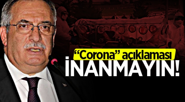 Vali Nayir'den "corona" açıklaması: İnanmayın