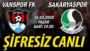 Vanspor- Sakaryaspor maçını CANLI İZLE