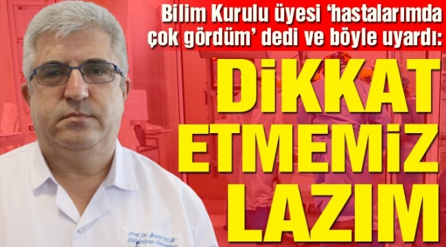 "Biraz da buna dikkat etmemiz lazım"