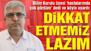 "Biraz da buna dikkat etmemiz lazım"