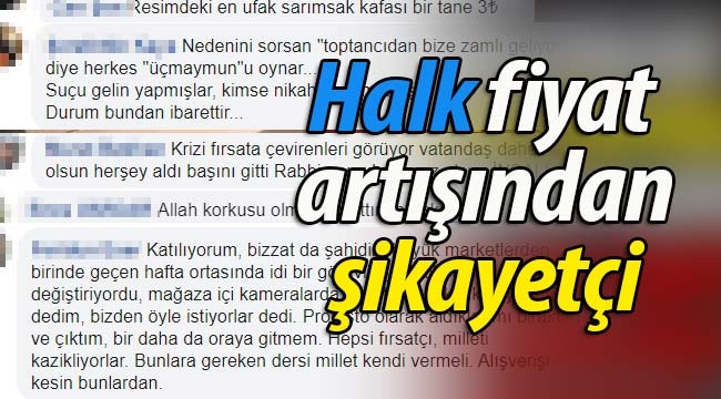 Geyveliler fiyat artışlarından şikayetçi