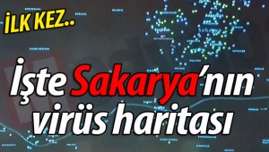 İşte Sakarya'nın virüs haritası