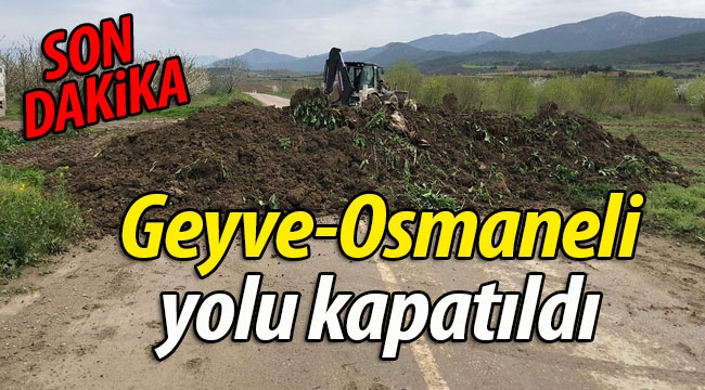 SON DAKİKA! Geyve-Osmaneli yolu kapatıldı