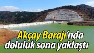 "Akçay Barajı'nda doluluk sona yaklaştı"