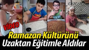 Alifuatpaşalı Öğrenciler Ramazan Kültürünü Uzaktan Eğitimle Aldı