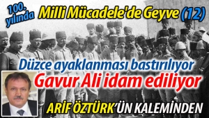 Arif Öztürk'ün yazısı: Gavur Ali idam ediliyor