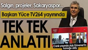 Başkan Yüce Tv264 yayınında tek tek anlattı