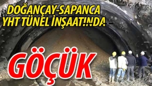 Doğançay -Sapanca YHT tünel inşaatında göçük