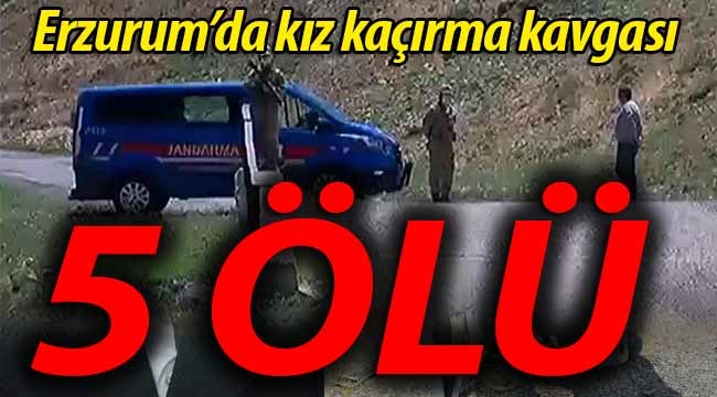 Erzurum'da silahlı kız kaçırma kavgası: 5 ölü, 4 yaralı