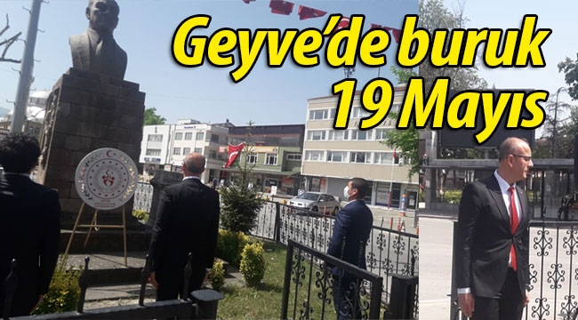 Geyve'de buruk 19 Mayıs töreni