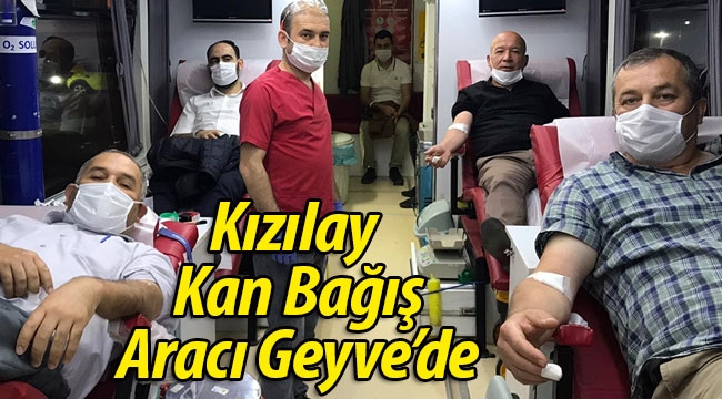 Kızılay Kan Bağış Aracı Geyve'de