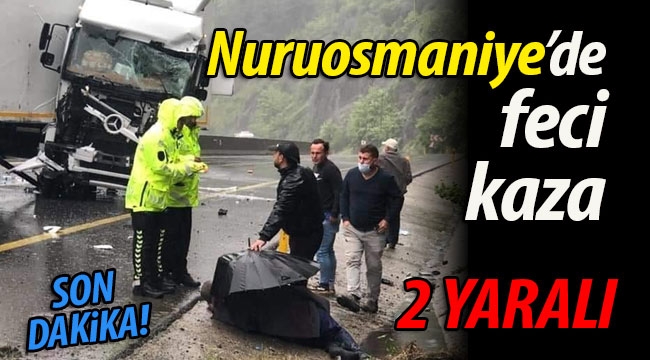Nuruosmaniye'de feci kaza: 2 yaralı