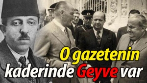 O gazetenin kaderinde Geyve var! 