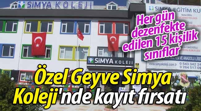 Özel Geyve Simya Koleji'nde kayıt fırsatı!