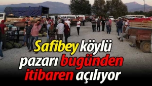 Safibey'deki köylü pazarı bugünden itibaren açılıyor