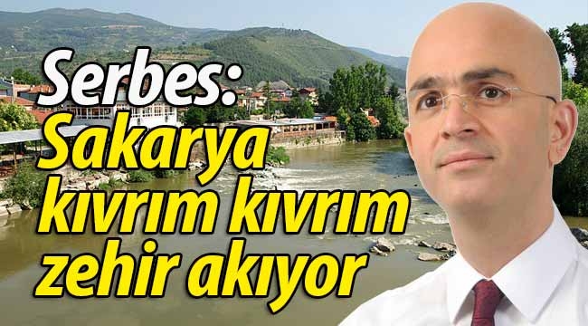 Serbes: "Sakarya kıvrım kıvrım zehir akıyor"