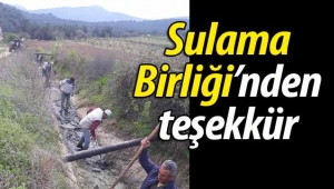 Sulama Birliği'nden Başkanlara Teşekkür