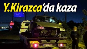 Yukarı Kirazca'da kaza!