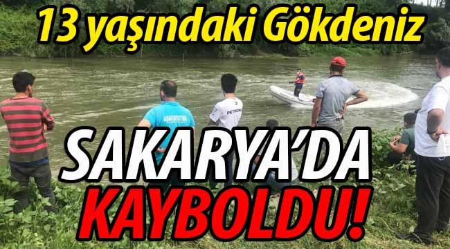 13 yaşındaki Gökdeniz, Sakarya Nehri'nde kayboldu!