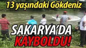 13 yaşındaki Gökdeniz, Sakarya Nehri'nde kayboldu!