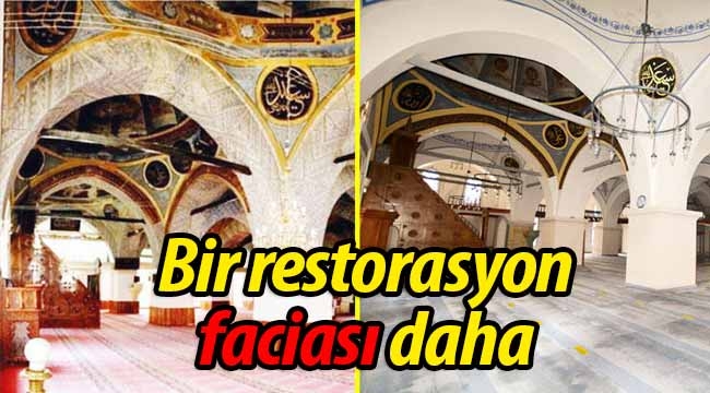 Bir restorasyon faciası daha