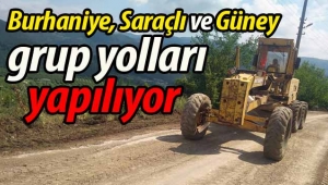 Burhaniye, Saraçlı ve Güney yolları yapılıyor