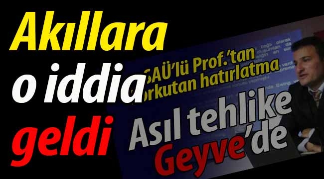 Doğantepe depremi akıllara o iddiayı getirdi