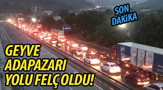 Geyve-Adapazarı Yolu Felç!