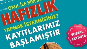 Geyve'de Hafızlık için kayıtlar başladı
