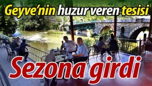 Geyve'nin huzur veren tesisi sezona girdi