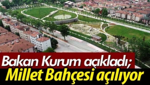 Millet Bahçesi yarın açılıyor