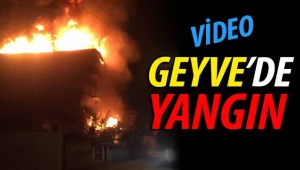 Son dakika Geyve'de yangın!