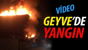 Son dakika Geyve'de yangın!