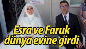 Esra ile Faruk mutluluğa "Evet" dedi