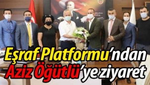 Eşraf Platformu'ndan  İl Sağlık Müdürü Aziz Öğütlü'ye ziyaret
